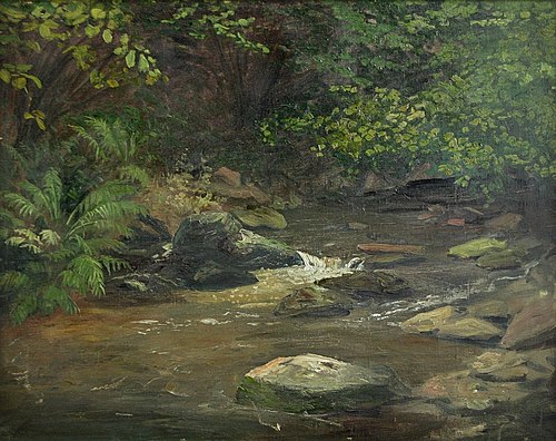 Ilsebachtal in the Harz, 1905, Valentin Ruths