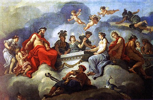 The Induction of Ganymede in Olympus., 1768, Charles Amédée Philippe van Loo