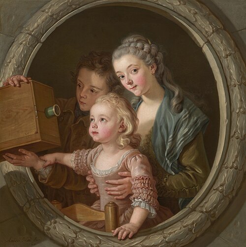 La Caméra obscure, 1764, Charles Amédée Philippe van Loo