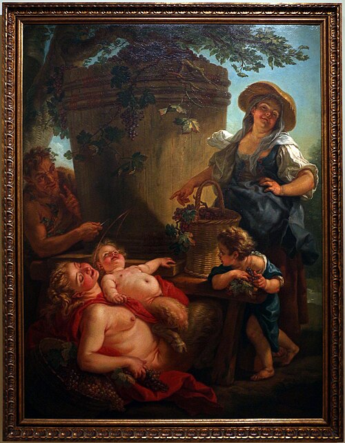 The Satyrs, 1761, Charles Amédée Philippe van Loo