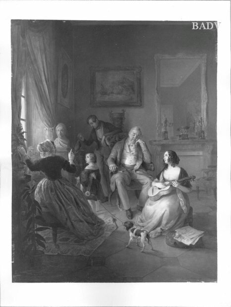 Familienszene, 1841, Eduard Ritter