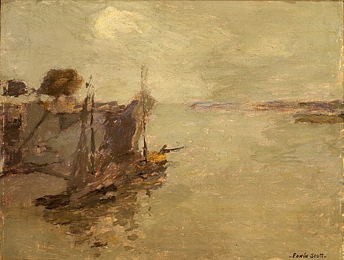 Honfleur Fishing Boats no. 2, 1896, Frank Edwin Scott