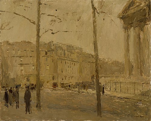 La Madeleine at Dawn, 1896, Frank Edwin Scott