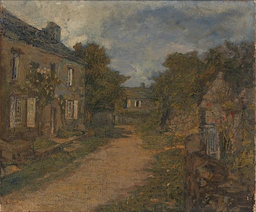 Maison de Millet, 1896, Frank Edwin Scott
