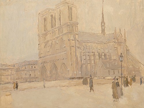 Notre Dame en hiver, 1896, Frank Edwin Scott