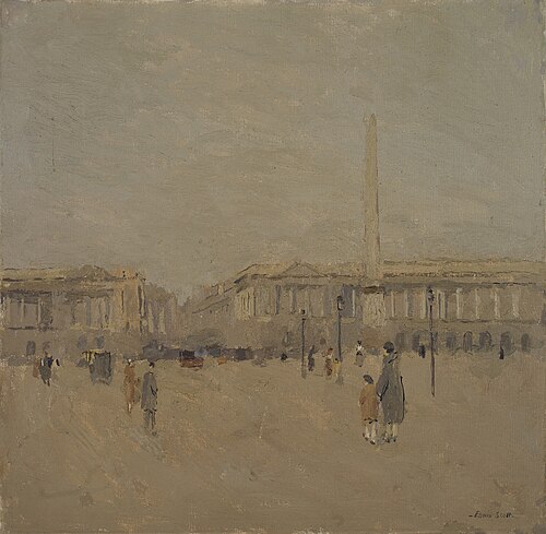 Place de la Concorde no. II, 1896, Frank Edwin Scott