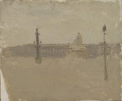 Place de la Concorde no. V, 1896, Frank Edwin Scott