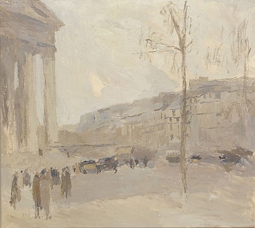 Place de la Madeleine no. I, 1910, Frank Edwin Scott