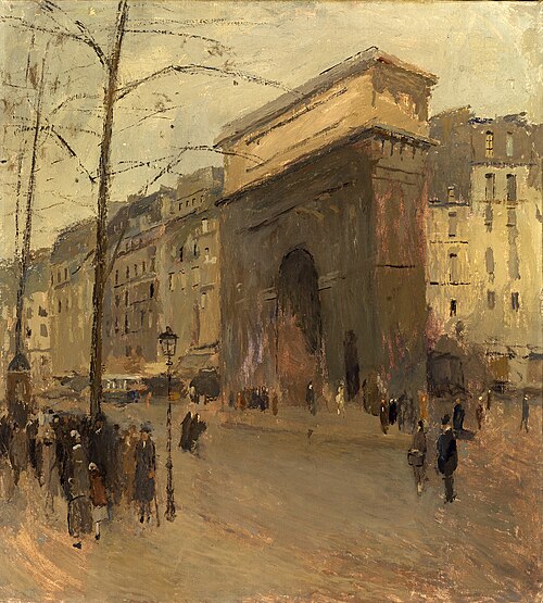 Porte St. Denis, 1896, Frank Edwin Scott