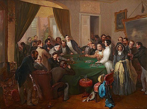 Va banque (Glücksspiel), 1849, Eduard Swoboda