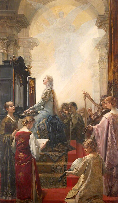 Saint Cecilia, , Eduard Veith