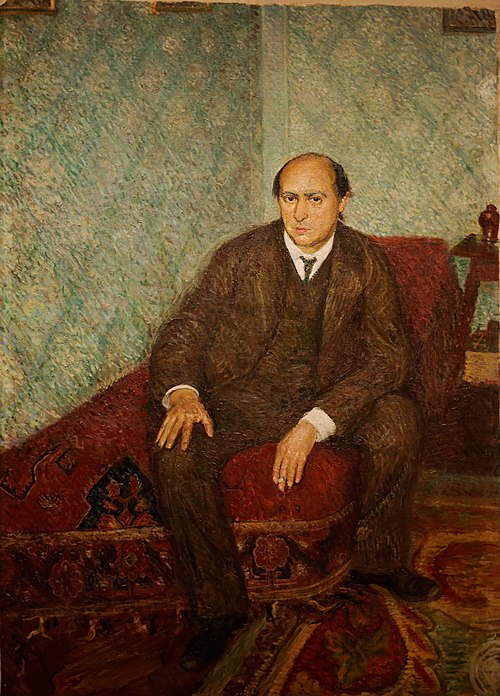 Portrait of Arnold Schönberg, 1905, Richard Gerstl