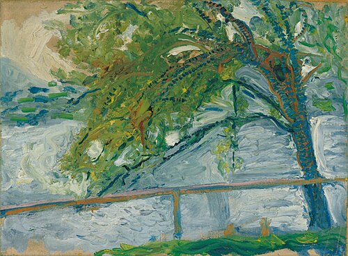 Tree on the Traunsee, 1907, Richard Gerstl