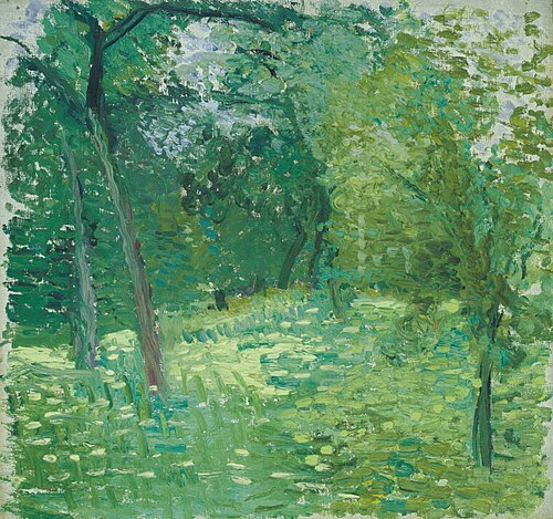 Flower Meadow with Trees, 1907, Richard Gerstl