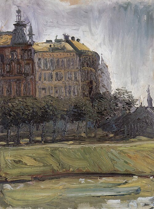 On the Donaukanal, 1908, Richard Gerstl