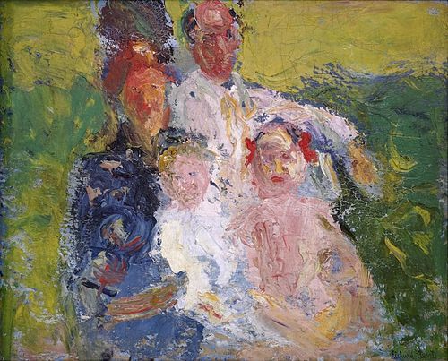 La famille Schönberg, 1907, Richard Gerstl
