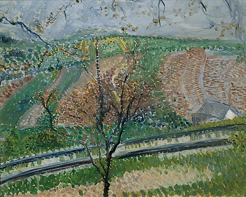 Railway to the Kahlenberg, 1907, Richard Gerstl