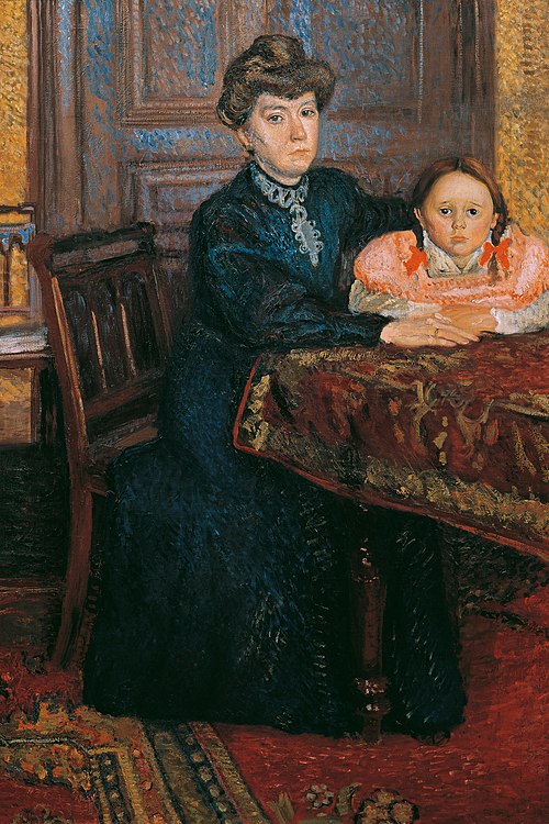 Woman with Child (Mathilde Schönberg with Daughter Gertrud), 1906, Richard Gerstl