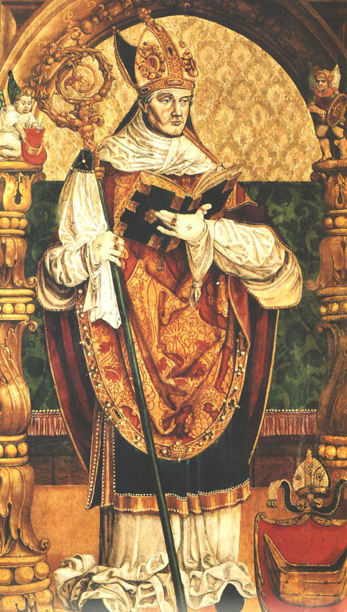 Portrait of Bishop Piotr Tomicki, 1550, Stanisław Samostrzelnik