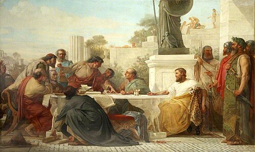 Julian the Apostate Presiding at a Conference of Sectarians, 1875, Edward Armitage