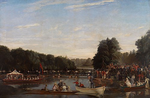 The Pontoon on Virginia Water, 5 July 1853, , Edward Armitage