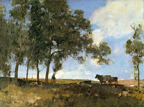 Autumn Sunshine, 1883, Edward Arthur Walton