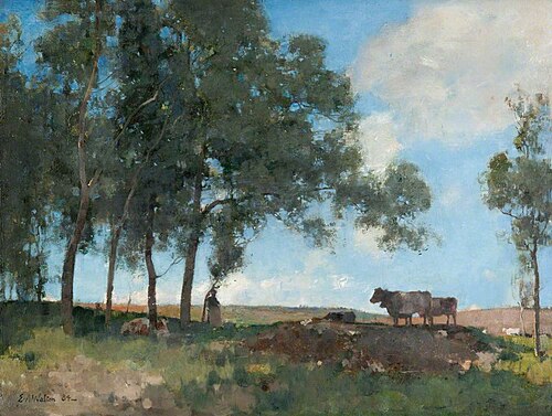 Autumn Sunshine, 1883, Edward Arthur Walton