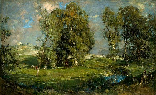 Shadowed Pastures, 1912, Edward Arthur Walton