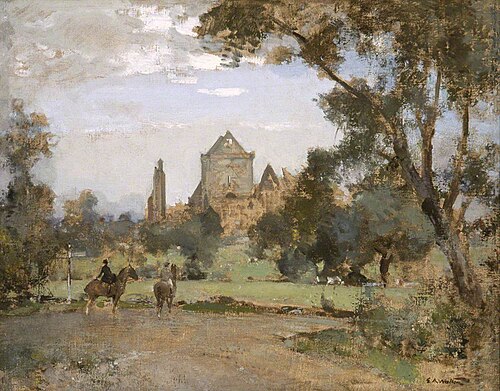 Sweetheart Abbey, 1919, Edward Arthur Walton