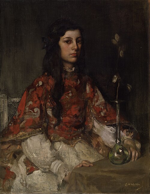 The Red Jacket, , Edward Arthur Walton