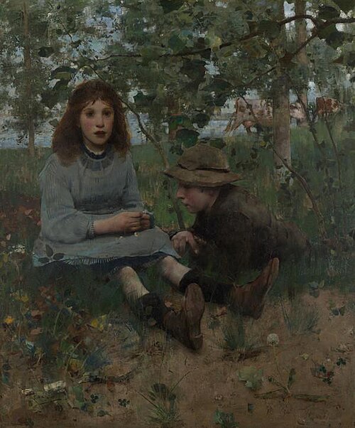 A Daydream, 1885, Edward Arthur Walton