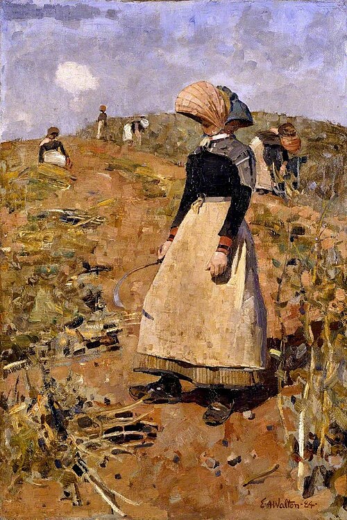 Berwickshire Field-workers, 1884, Edward Arthur Walton