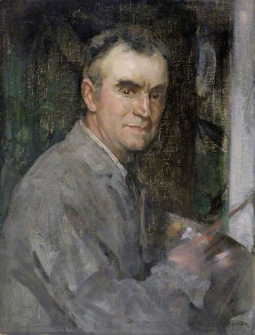 Self-portrait, , Edward Arthur Walton