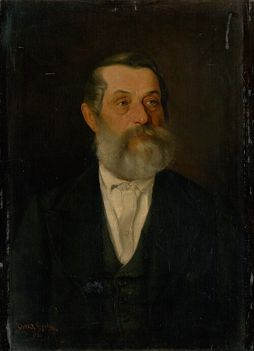 Portrait of an Old Gentleman with Grey Beard, 1880, Július Štetka