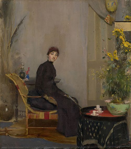 Mrs L. A. Abrahams, 1888, Tom Roberts