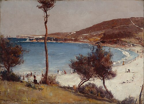Holiday sketch at Coogee, 1888, Tom Roberts