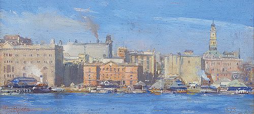 Circular Quay, 1989, Tom Roberts