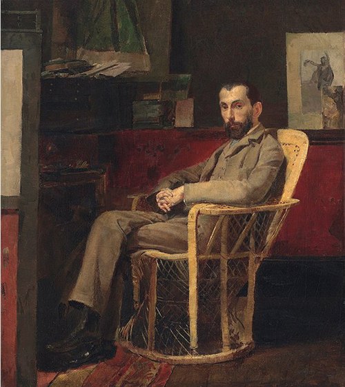 Portrait of Louis Abrahams, 1886, Tom Roberts