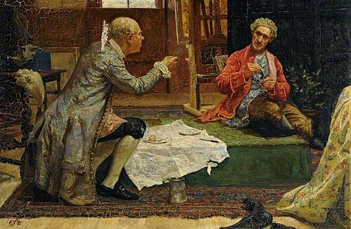 The Model's Luncheon, 1872, Edward Frederick Brewtnall