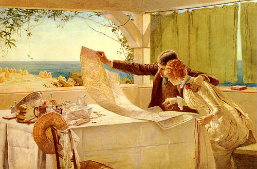 The Honeymoon, 1880, Edward Frederick Brewtnall