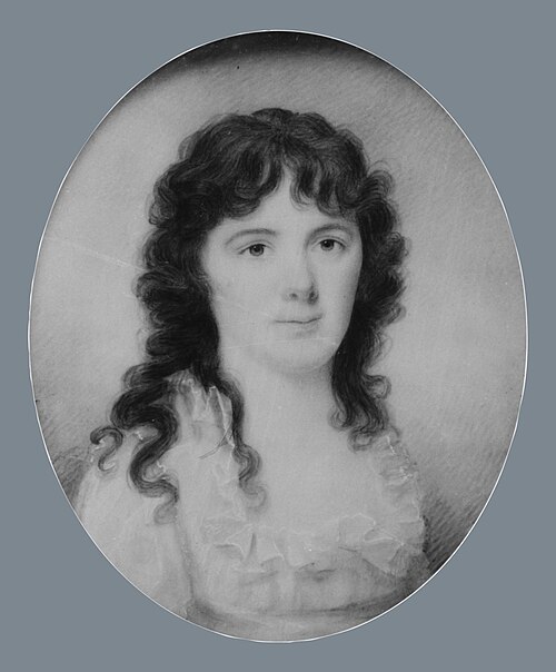 Mrs. John Nightingale (Martha Washington Greene), 1797, Edward Malbone