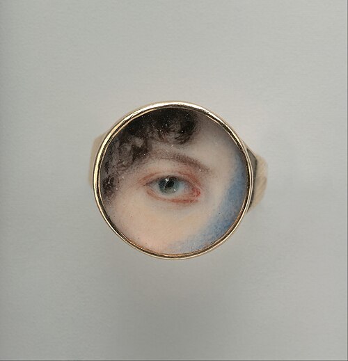 Eye of Maria Miles Heyward, 1802, Edward Malbone