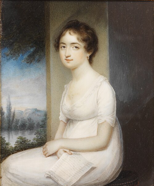 Portrait of Lydia Allen, 1803, Edward Malbone