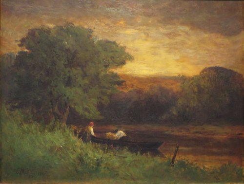 River Scene, 1883, Edward Mitchell Bannister