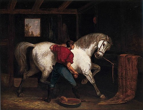 Governor Sprague's White Horse, 1869, Edward Mitchell Bannister