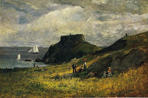 Fort Dumpling, Jamestown, Rhode Island, , Edward Mitchell Bannister