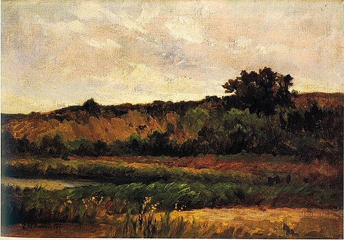 Farmer Green's Meadow, 1886, Edward Mitchell Bannister