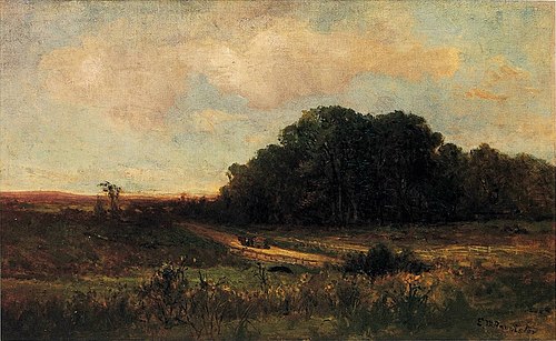 Sunny Landscape, 1870, Edward Mitchell Bannister
