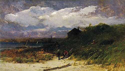 Sabin Point, Narragansett Bay, 1885, Edward Mitchell Bannister