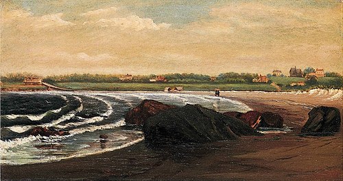 Untitled (Rhode Island Seascape), 1856, Edward Mitchell Bannister